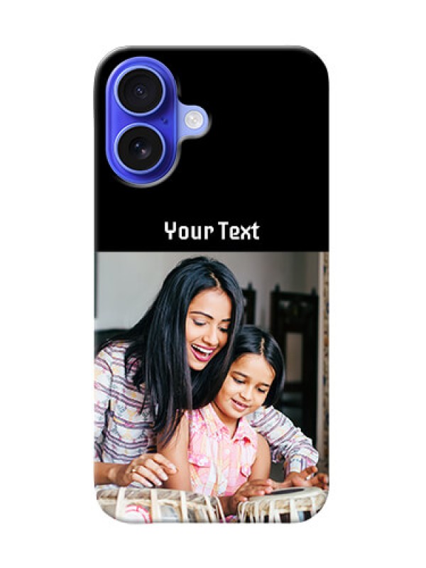 Custom iPhone 16 Photo with Name on Phone Case