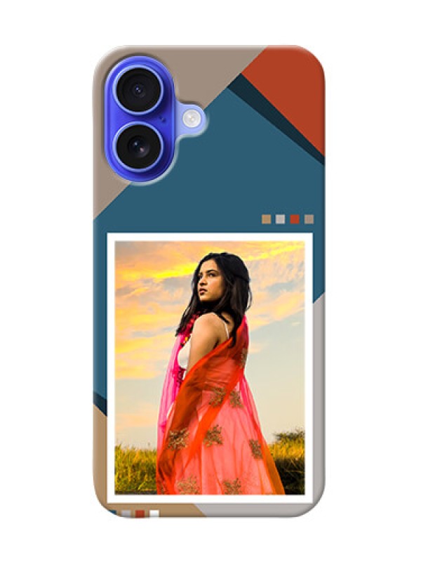 Custom iPhone 16 Personalized Phone Case with Retro color pallet Design