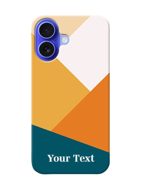 Custom iPhone 16 Personalized Phone Case with Stacked Multicolour Design