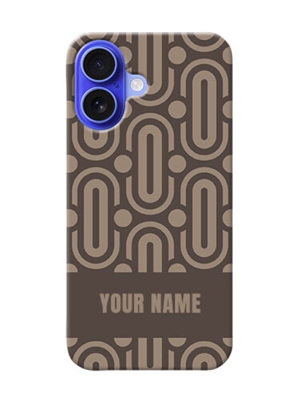 Custom iPhone 16 Custom Phone Case with Captivating Zero Pattern Design