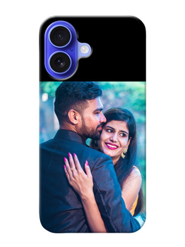 Custom iPhone 16 Custom Hard Phone Case - Upload Full Picture With Custom Color Design