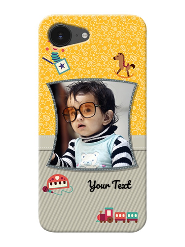 Custom iPhone 16e Custom Hard Phone Case - Baby Picture Upload Design