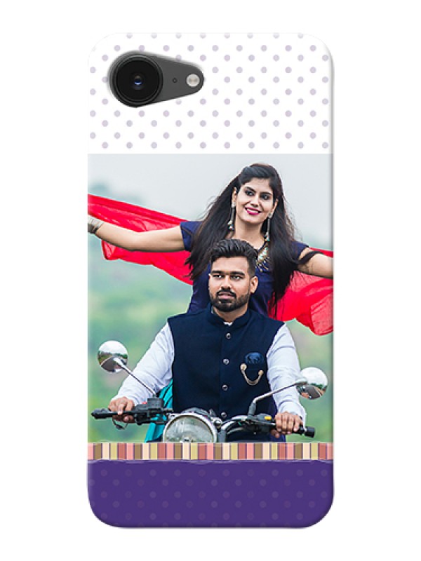 Custom iPhone 16e Custom Hard Phone Case - Cute Family Design