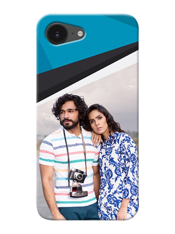 Custom iPhone 16e Custom Hard Phone Case - Simple Pattern Photo Upload Design