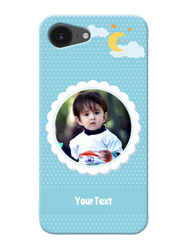 Custom iPhone 16e Custom Hard Phone Case - Violet Pattern Design