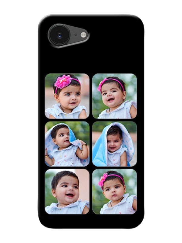 Custom iPhone 16e Custom Hard Phone Case - Multiple Pictures Design