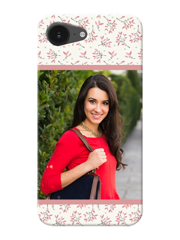 Custom iPhone 16e Custom Hard Phone Case - Stunning Floral Design