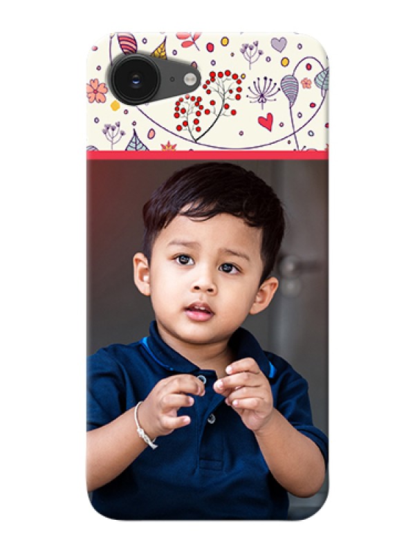 Custom iPhone 16e Custom Hard Phone Case - Premium Floral Design