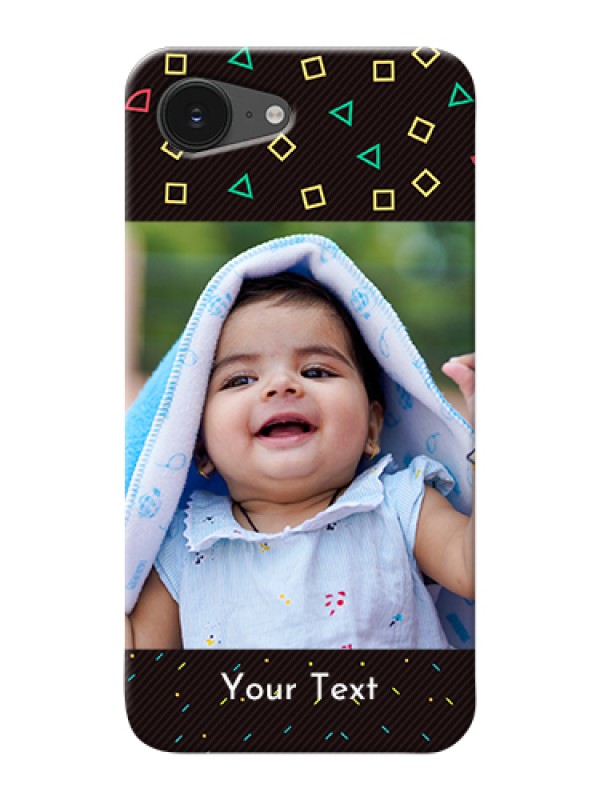 Custom iPhone 16e Custom Hard Phone Case - With Confetti Birthday Design