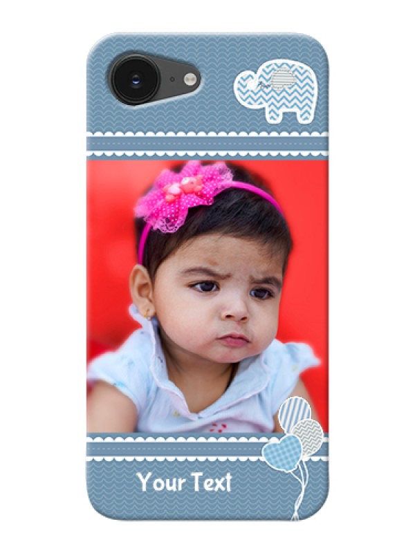 Custom iPhone 16e Custom Hard Phone Case - With Kids Pattern Design
