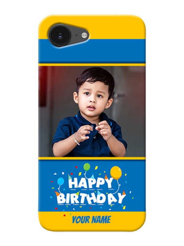 Custom iPhone 16e Custom Hard Phone Case - Birthday Wishes Design