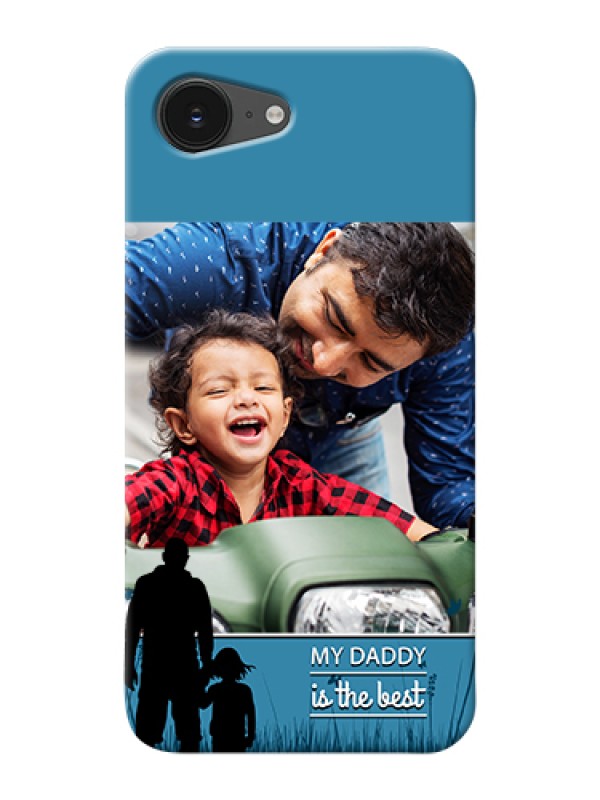 Custom iPhone 16e Custom Hard Phone Case - Best Dad Design