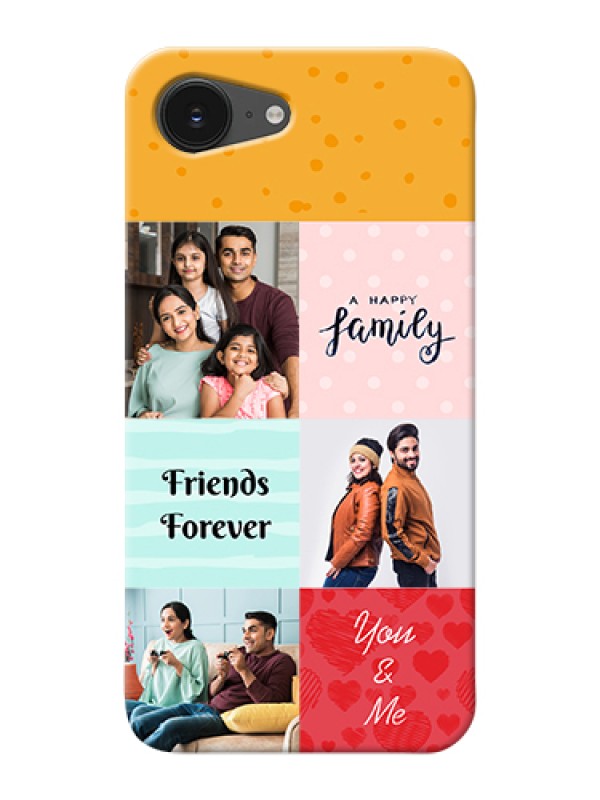 Custom iPhone 16e Custom Hard Phone Case - Images With Quotes Design