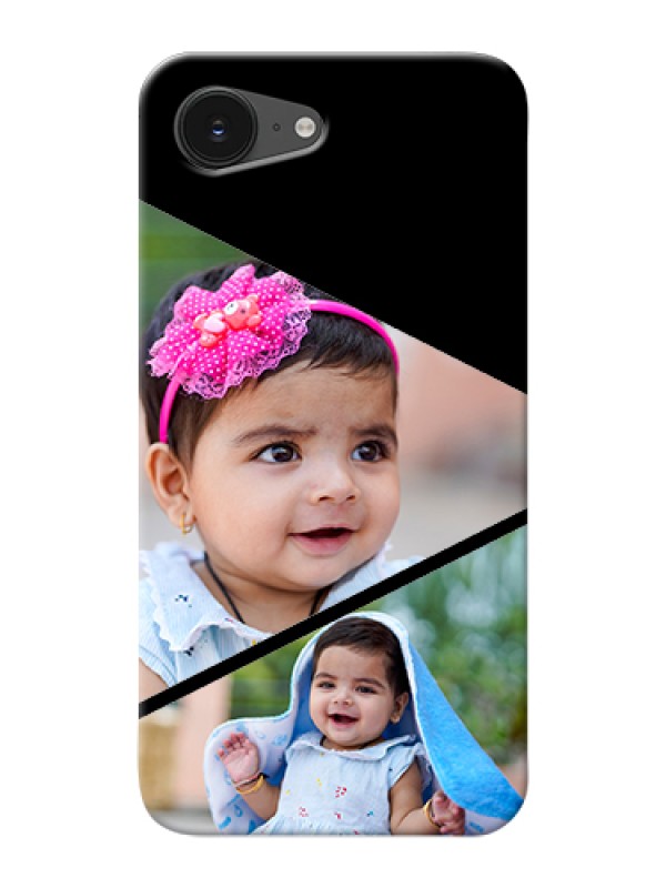 Custom iPhone 16e Custom Hard Phone Case - Semi Cut Design