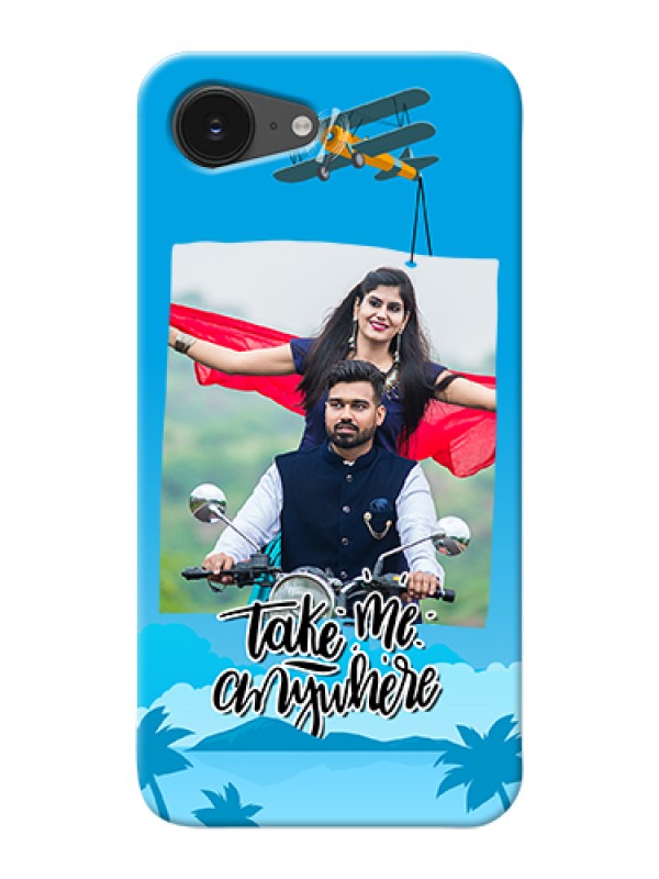 Custom iPhone 16e Custom Hard Phone Case - Traveller Design