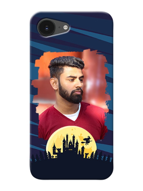 Custom iPhone 16e Custom Hard Phone Case - Halloween Witch Design