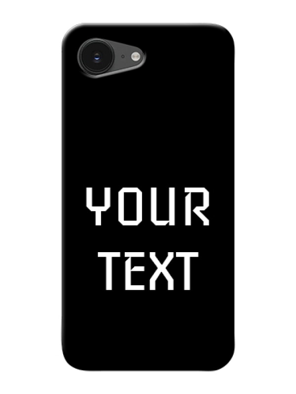 Custom iPhone 16e Custom Hard Phone Case - Your Name Design