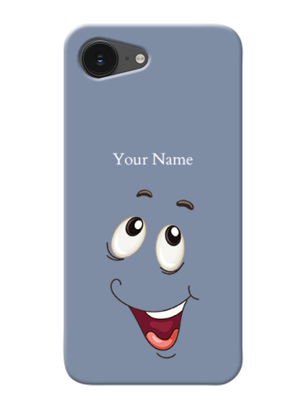 Custom iPhone 16e Custom Hard Phone Case - Laughing Cartoon Face Design