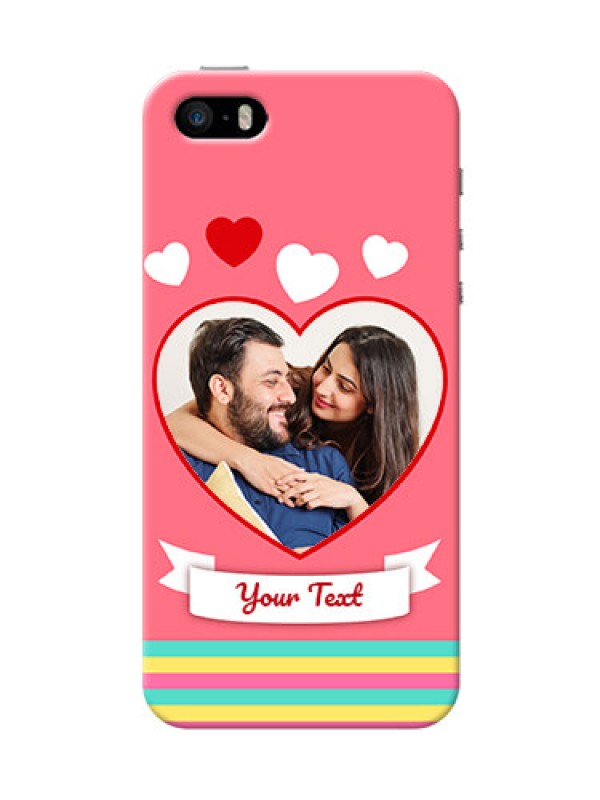 Custom iPhone 5s Personalised mobile covers: Love Doodle Design