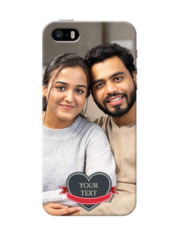 Custom iPhone 5s mobile back covers online: Just Married Couple Design