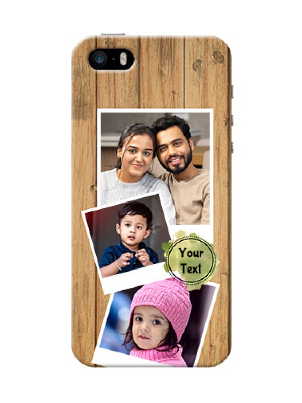 Custom iPhone 5s Custom Mobile Phone Covers: Wooden Texture Design