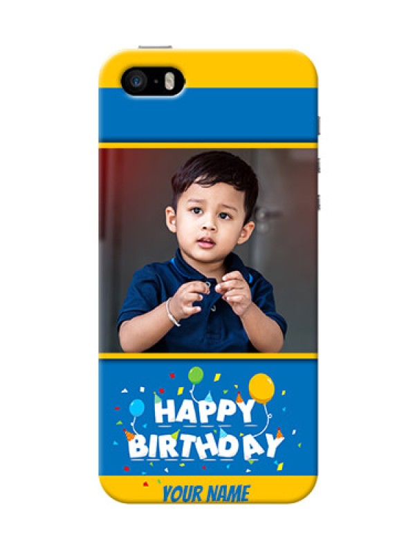 Custom iPhone 5s Mobile Back Covers Online: Birthday Wishes Design