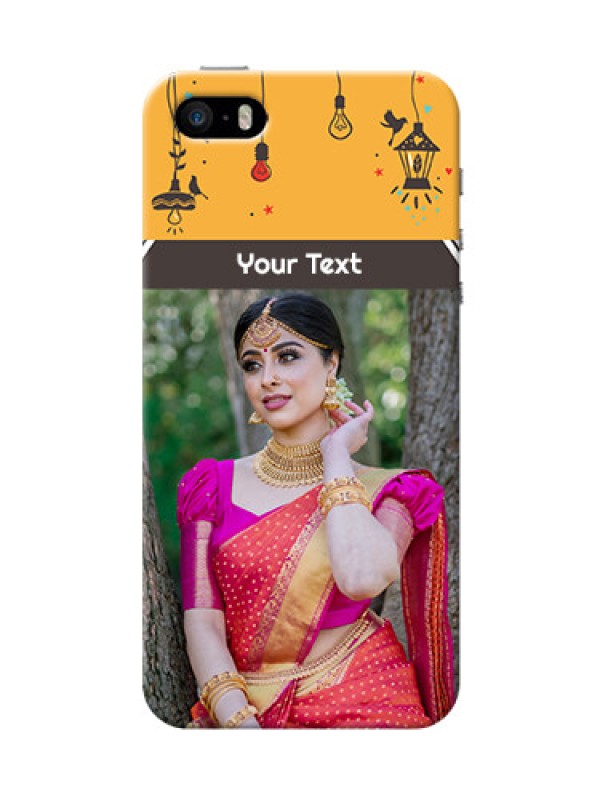 Custom iPhone 5s custom back covers with Family Picture and Icons 