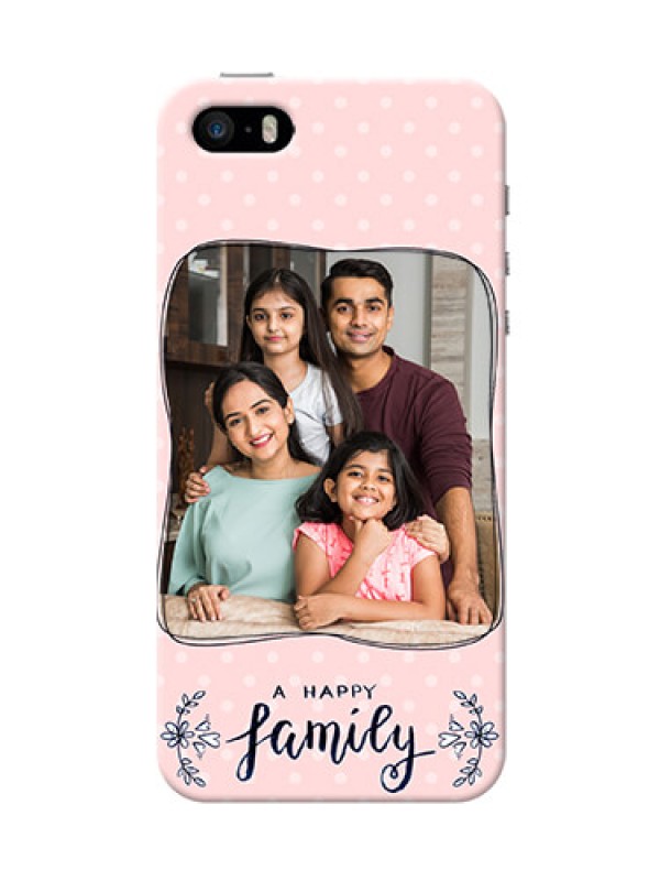 Custom iPhone 5s Personalized Phone Cases: Family with Dots Design