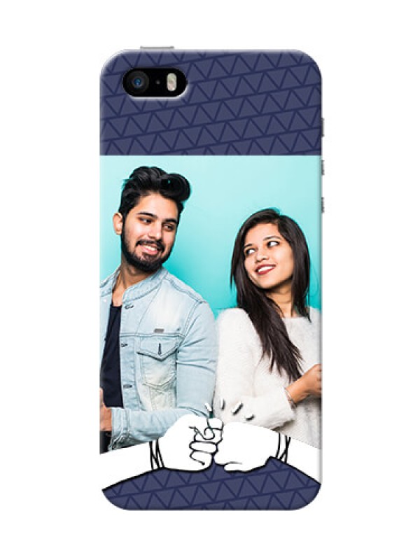 Custom iPhone 5s Mobile Covers Online with Best Friends Design  