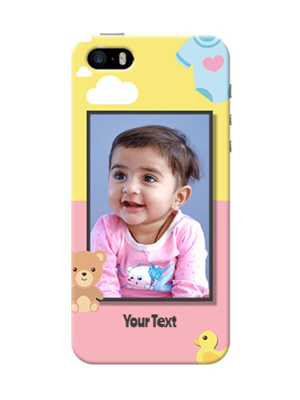 Custom iPhone 5s Back Covers: Kids 2 Color Design