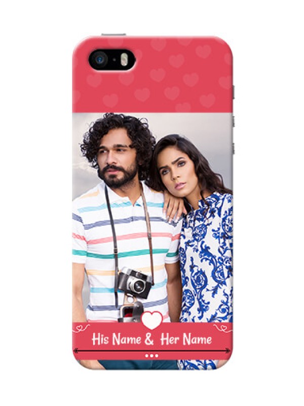 Custom iPhone 5s Mobile Cases: Simple Love Design