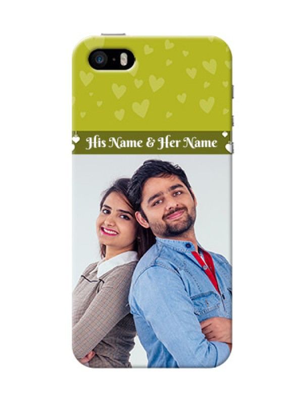 Custom iPhone 5s custom mobile covers: You & Me Heart Design