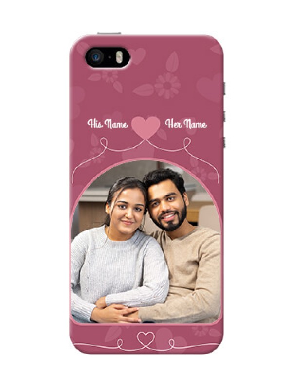 Custom iPhone 5s mobile phone covers: Love Floral Design