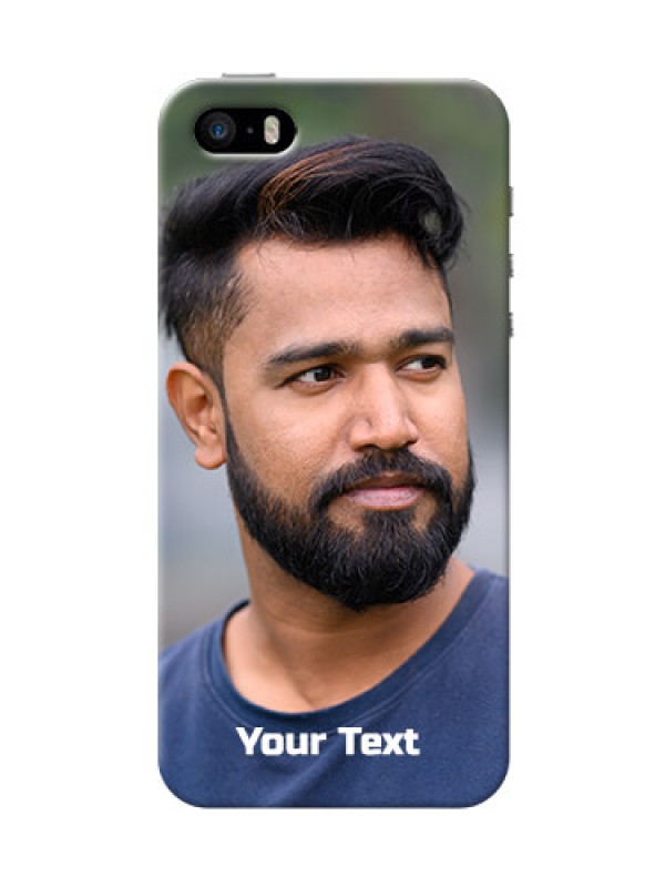 Custom Iphone 5S Mobile Cover: Photo with Text