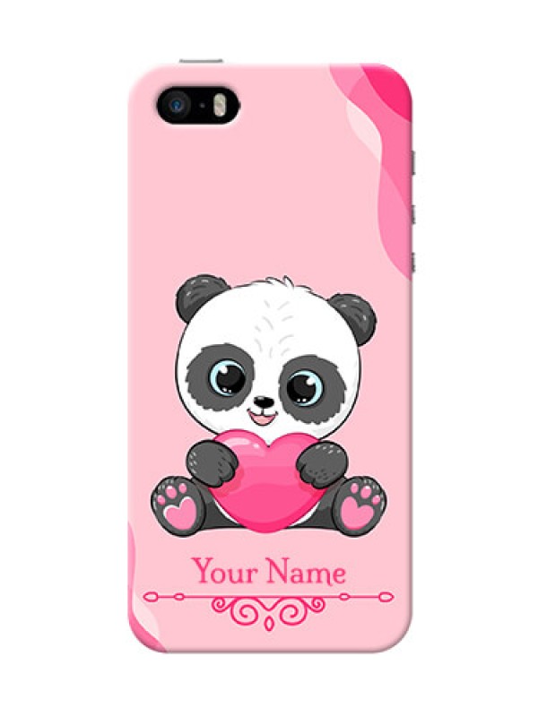 Custom iPhone 5s Mobile Back Covers: Cute Panda Design
