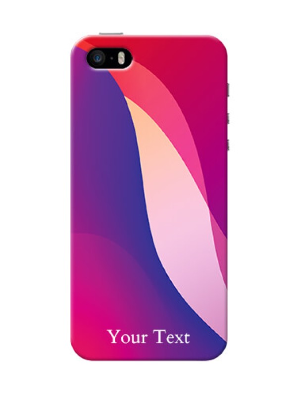 Custom iPhone 5s Mobile Back Covers: Digital abstract Overlap Design