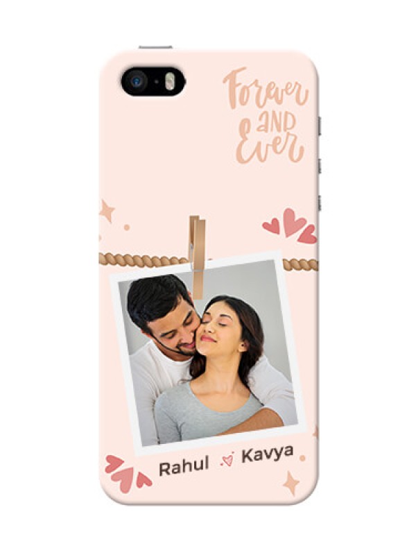 Custom iPhone 5s Phone Back Covers: Forever and ever love Design
