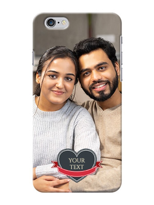 Custom iPhone 6 Plus mobile back covers online: Just Married Couple Design