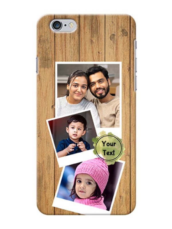 Custom iPhone 6 Plus Custom Mobile Phone Covers: Wooden Texture Design