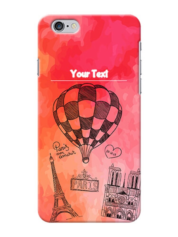 Custom iPhone 6 Plus Personalized Mobile Covers: Paris Theme Design
