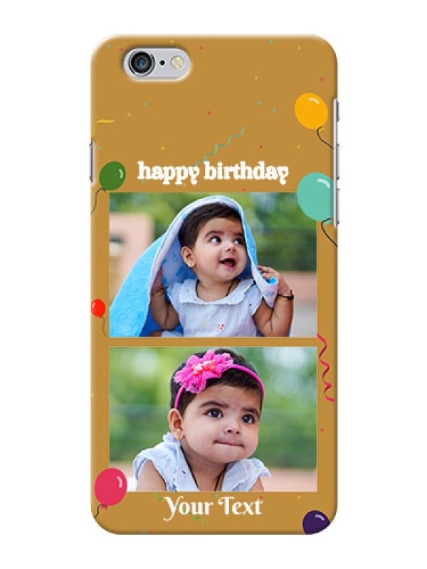 Custom iPhone 6 Plus Phone Covers: Image Holder with Birthday Celebrations Design