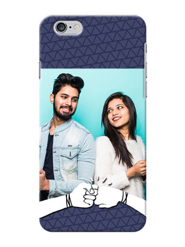 Custom iPhone 6 Plus Mobile Covers Online with Best Friends Design  