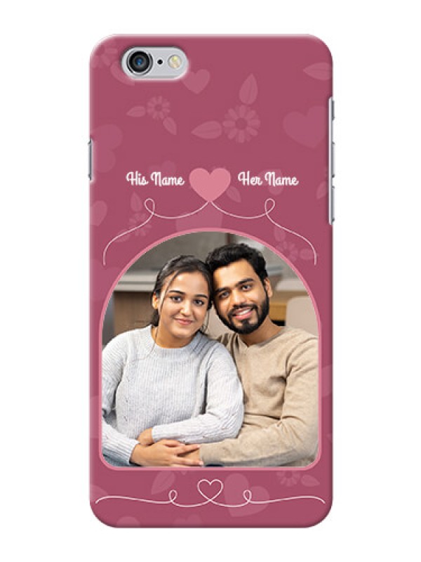 Custom iPhone 6 Plus mobile phone covers: Love Floral Design