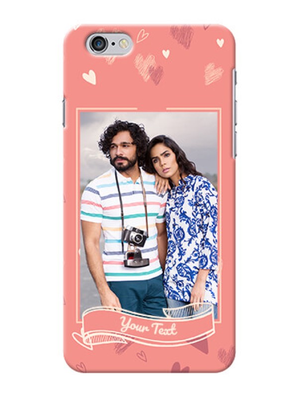 Custom iPhone 6 Plus custom mobile phone cases: love doodle art Design