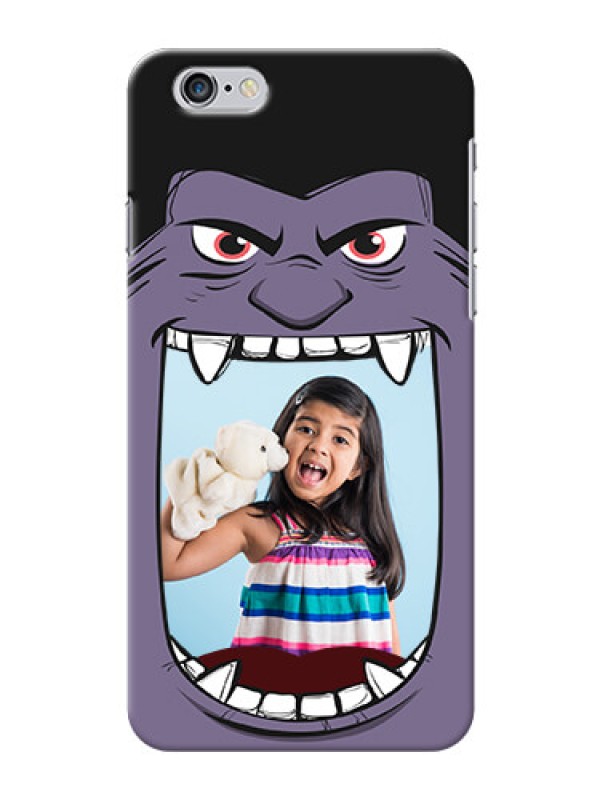 Custom iPhone 6 Plus Personalised Phone Covers: Angry Monster Design