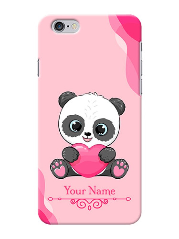 Custom iPhone 6 Plus Mobile Back Covers: Cute Panda Design