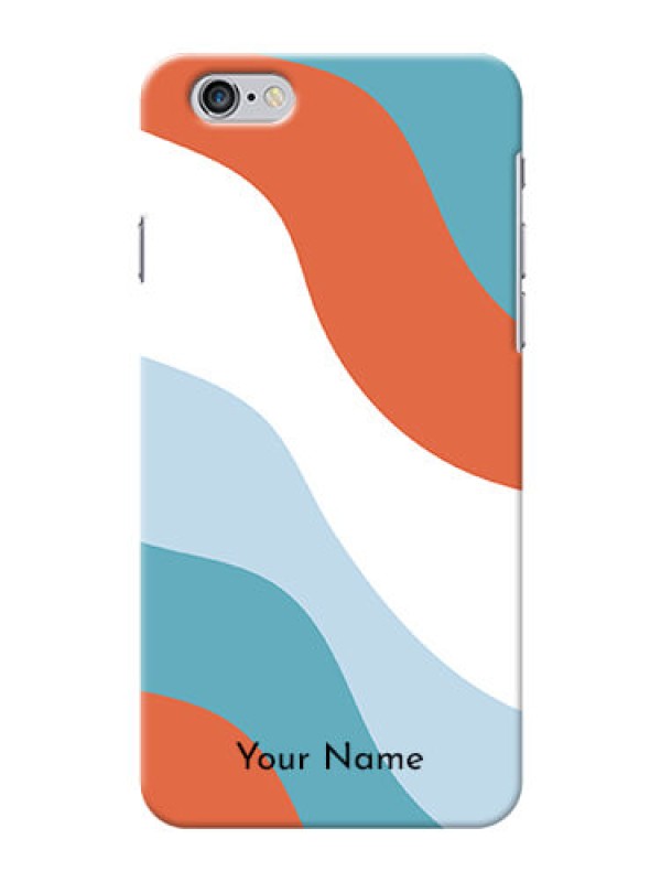 Custom iPhone 6 Plus Mobile Back Covers: coloured Waves Design