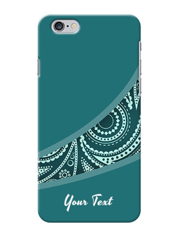 Custom iPhone 6 Plus Custom Phone Covers: semi visible floral Design