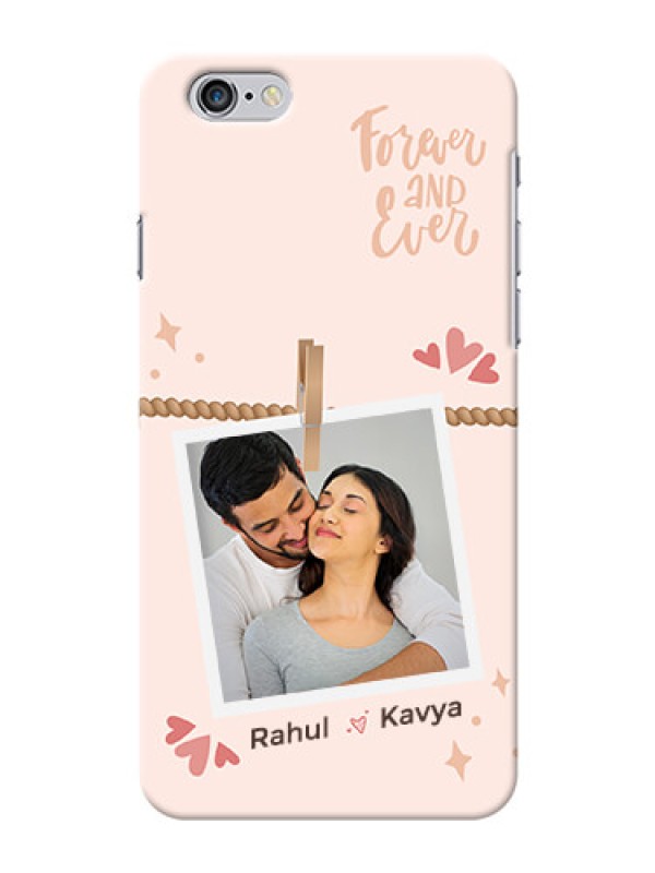 Custom iPhone 6 Plus Phone Back Covers: Forever and ever love Design