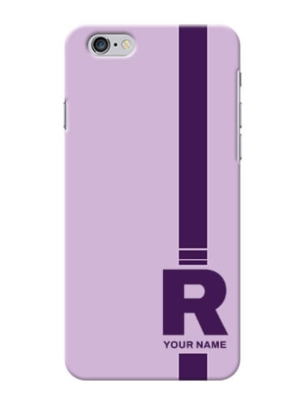 Custom iPhone 6 Plus Custom Phone Covers: Simple dual tone stripe with name Design
